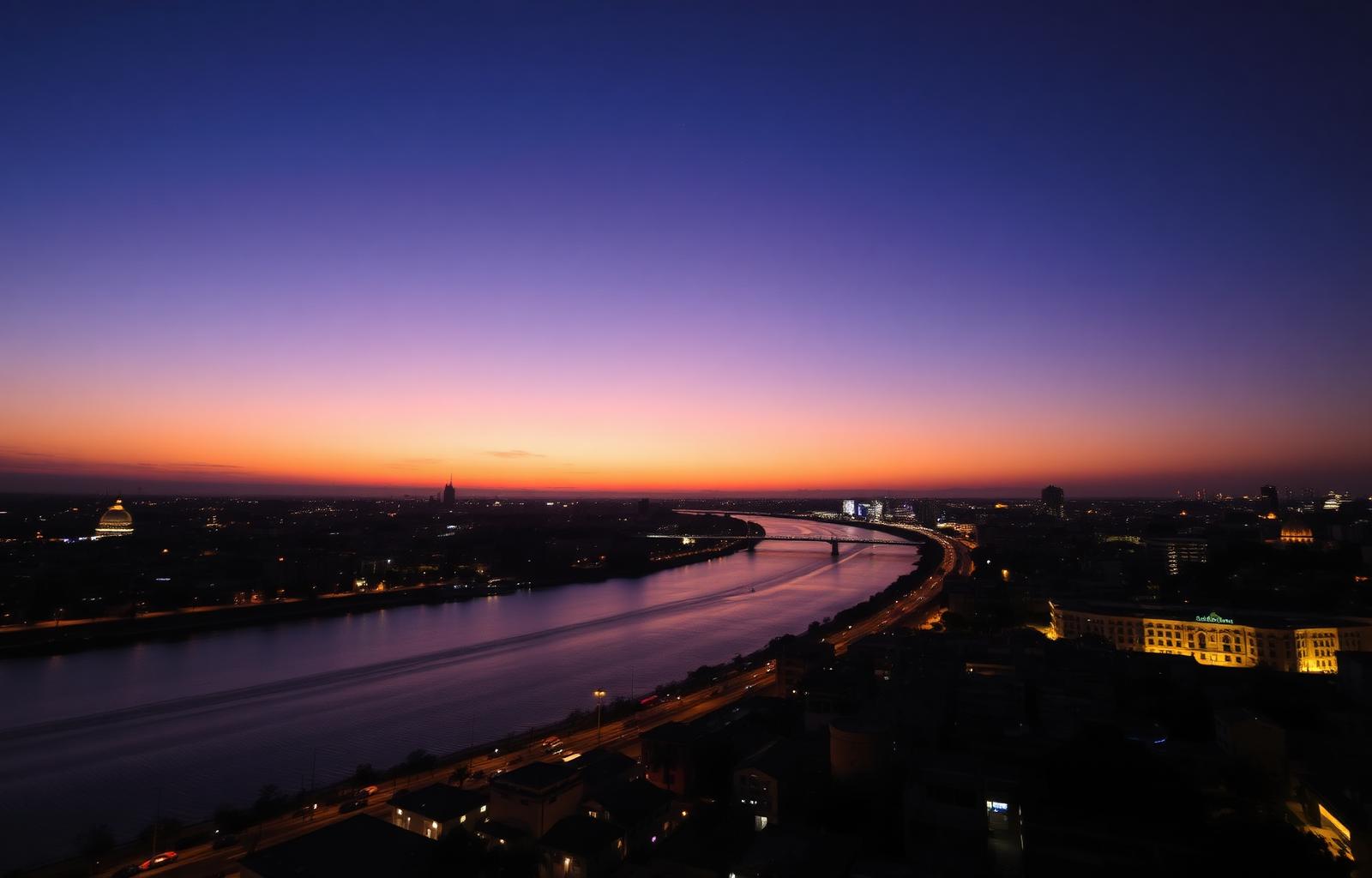 Cairo at dusk